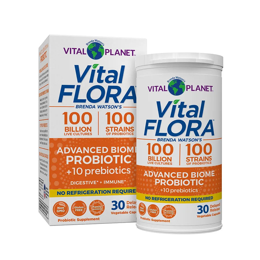 Vital Flora Advanced Biome Probiotic 100Billion 100 Strain