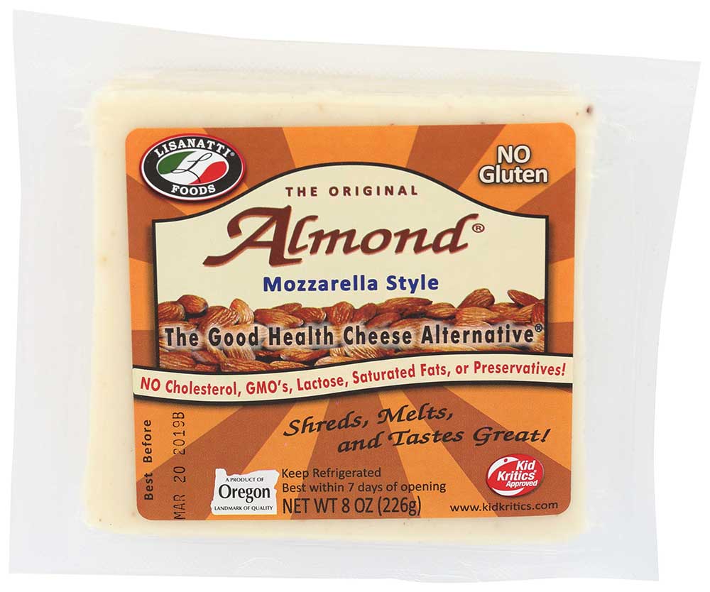 Lisanatti Almond Block Mozzarella Cheese 8 oz