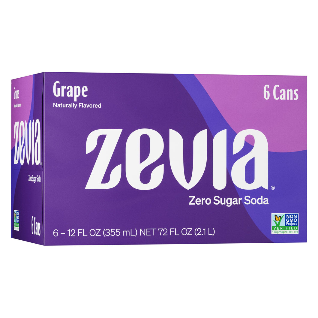 Grape Soda Zevia 6 pack