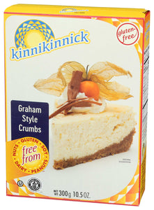 Kinnikinnick Gluten-Free Graham Style Crumbs 10.5 oz