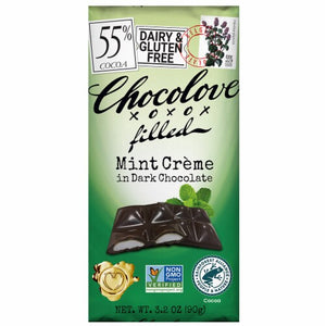 Chocolove Mint Creme in Dark Chocolate 3.2oz