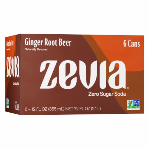 Ginger Root Beer zevia 6 pack