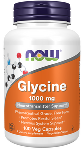 Now Glycine 1000mg 100vc