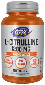 NOW L-Citrulline Extra Strength 1200 mg 120 T