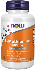 NOW L-Methionine 500 mg 100 C