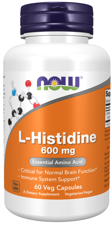 NOW L-Histidine 600 mg 60 C