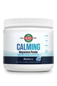 KAL Calming Magnesium Powder Blueberry 9.0oz