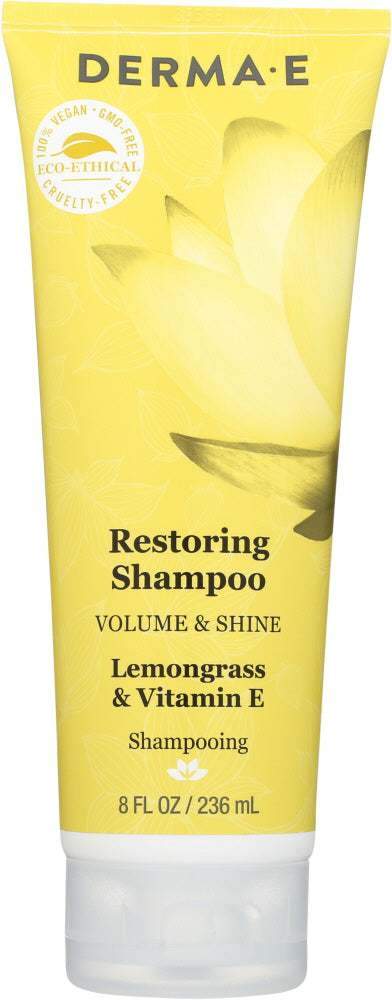 Derma E Volume & Shine Restoring Shampoo 8 Oz