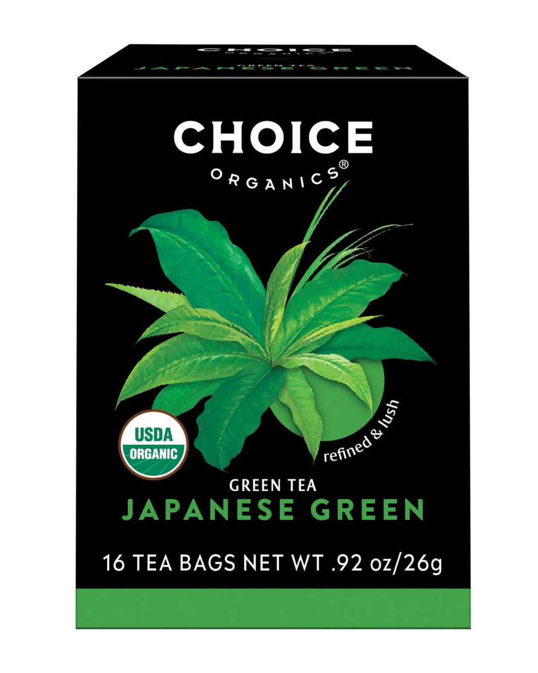 Choice Org Tea Japanese Green Og 16 Bg
