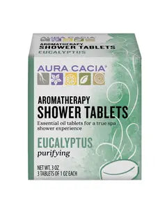 Aura Cacia Aromatherapy Shower Tablets Eucalyptus 3t