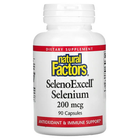 Natural Factors SelenoExcell Selenium 200mcg 90c