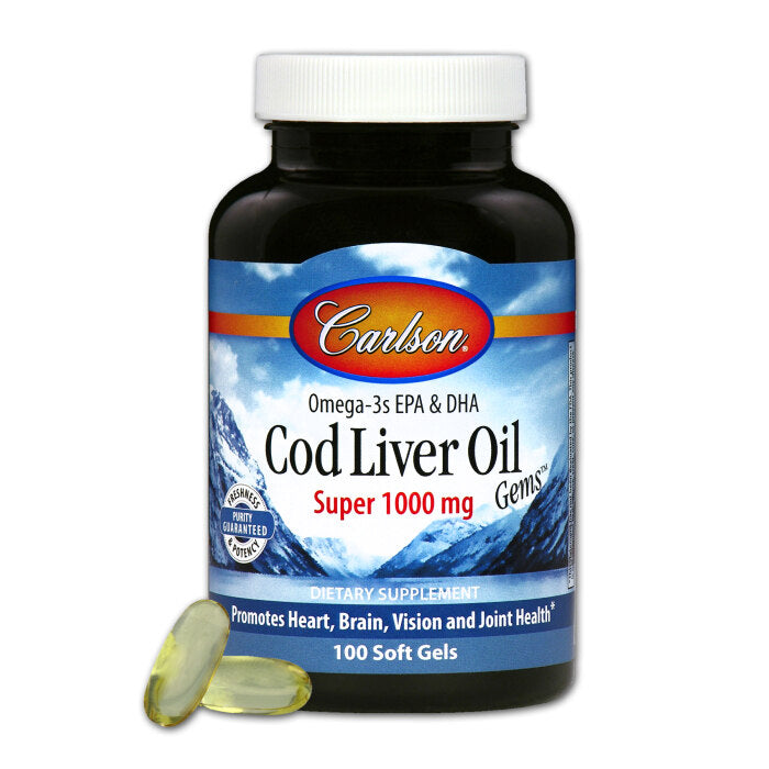 Carlson Cod Liver Oil Super 1000 100 Sg