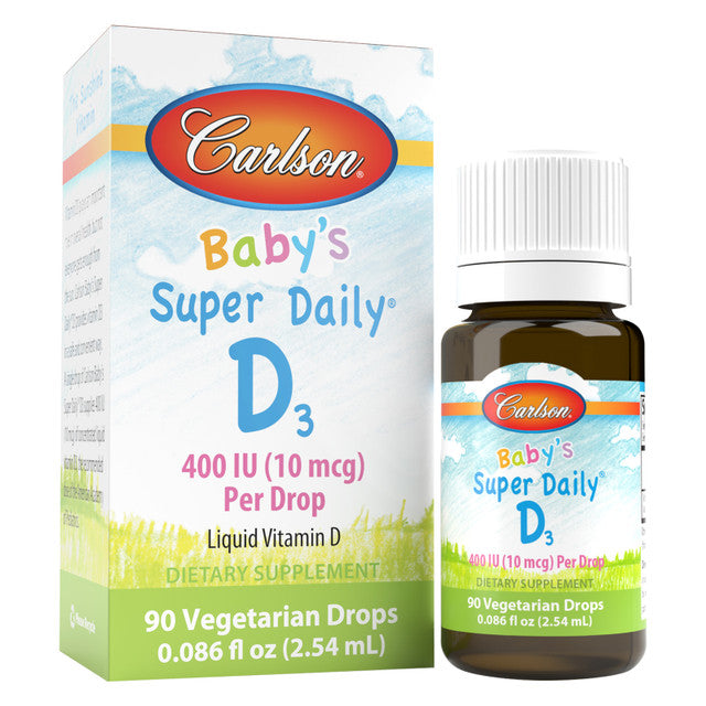 Carlson Babys Super Daily D3 400iu .35 Oz