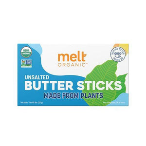 Melt Organic Unsalted Plant Butter Sticks 2 sticks