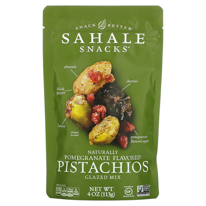 Sahale Snacks Naturally Pomegranate Flavored Pistachios Glazed Mix 4oz