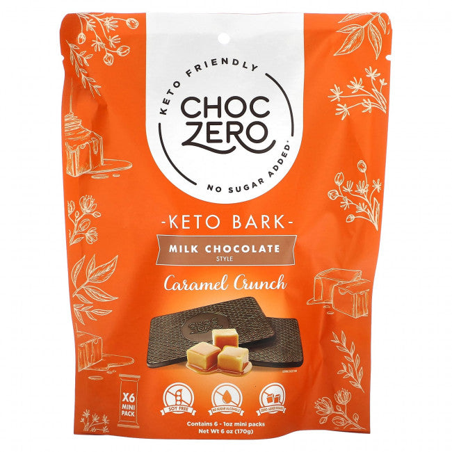 Choc Zero Keto Bark Milk Caramel Crunch