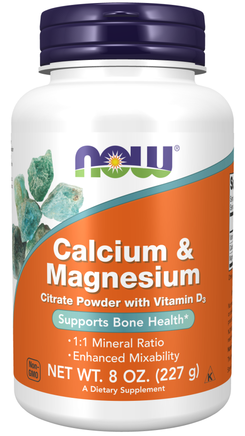 Now Calcium & Magnesium Powder 8oz