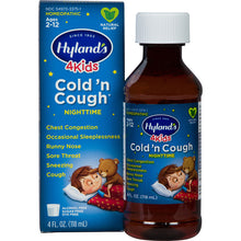 Load image into Gallery viewer, Hylands 4 Kids Night Cold &amp; Cough Syrup 4oz
