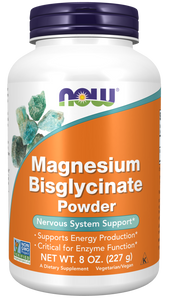 NOW Magnesium Bisglycinate Powder 8 oz