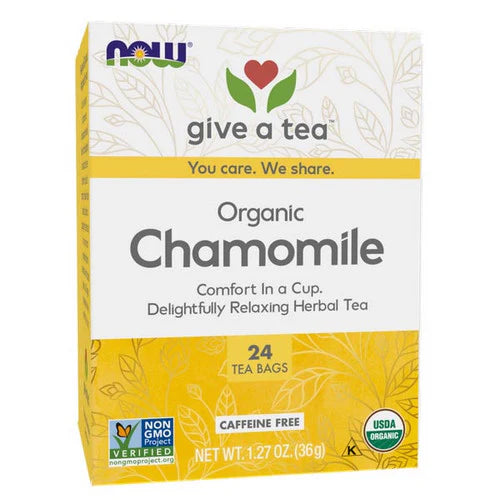 Now Organic Chamomile Tea Bags 24ct