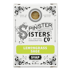 Spinster Sister Lemongrass Sage Bar Soap