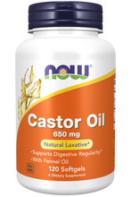 Load image into Gallery viewer, Castor Oil 650mg NOW
