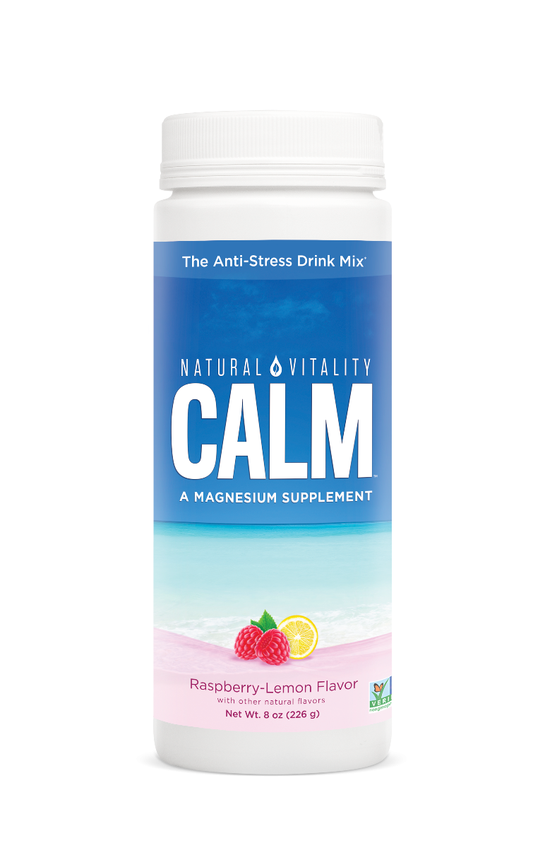 Calm Natural LemRasp 8oz Natural Vitality