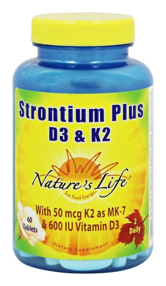 Nature's Life Strontium Plus D3&K2 60t