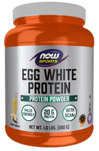 Load image into Gallery viewer, Now Egg White Protein Vanilla 1.5Lbs
