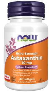 NOW Astaxanthin Extra Strength 10 mg 30 SG