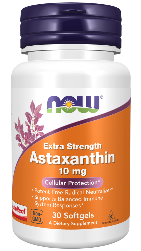 NOW Astaxanthin Extra Strength 10 mg 30 SG
