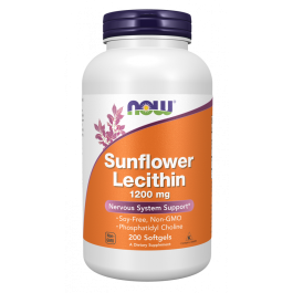 Now Sunflower Lecithin 1200mg 200sg