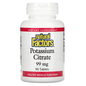 Natural Factors Potassium Citrate 99mg 90t