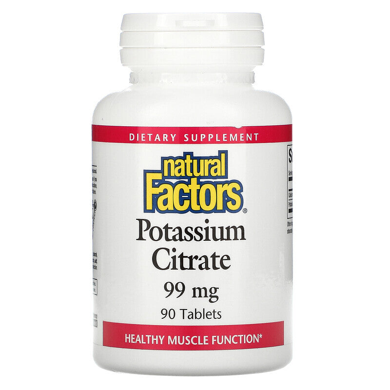 Natural Factors Potassium Citrate 99mg 90t