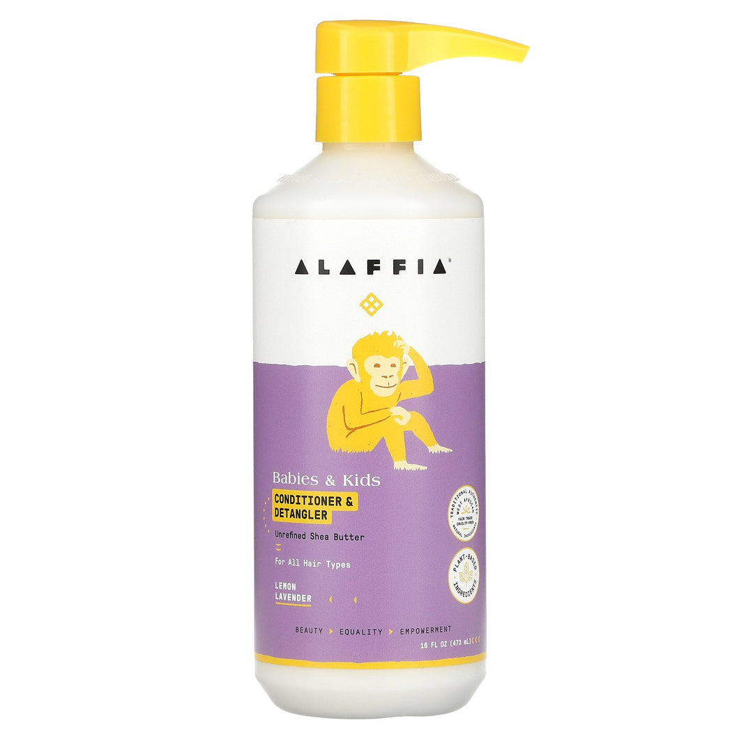 Alaffia Conditioner & Detangler Lemon Lavender 16oz