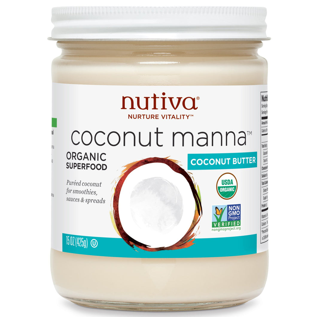 Nutiva Oil Coconut Manna 15oz