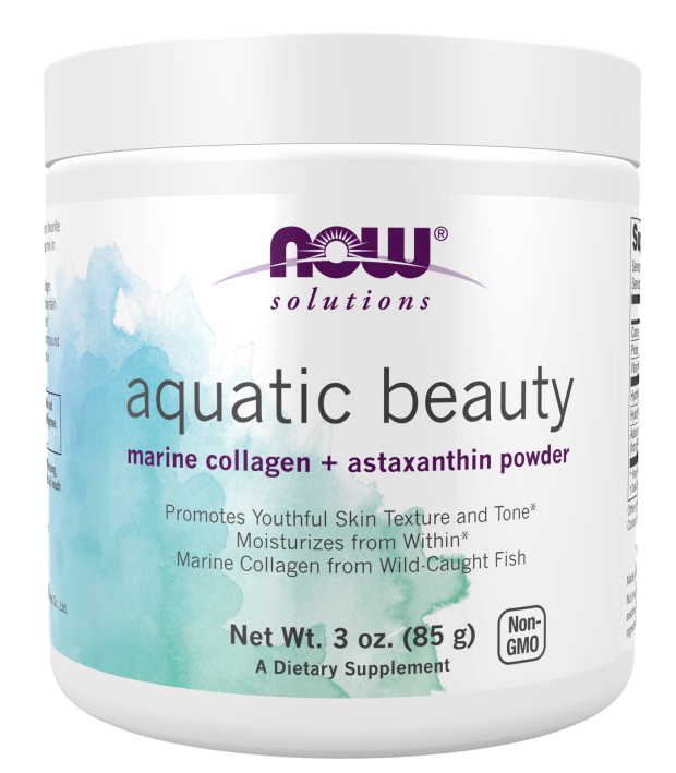 NOW Aquatic Beauty Collagen + Astaxanthin