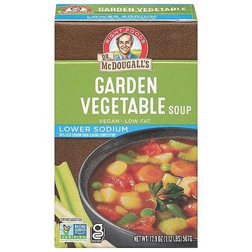 Dr. Mcdougal's Garden Vegetable Soup Low Sodium 18oz