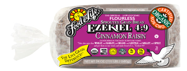 FoodforLife Ezekiel 4:9 Cinnamon Raisin Bread