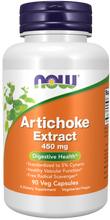 Load image into Gallery viewer, Artichoke Extract 450mg NOW
