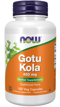 Load image into Gallery viewer, Gotu Kola 450mg NOW
