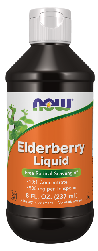 Elderberry Liquid 500mg NOW