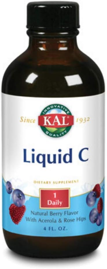 KAL Liquid Vitamin C Berry Flavor 4 oz