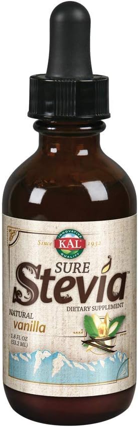 KAL Liquid Stevia Vanilla Flavor 1.8 oz