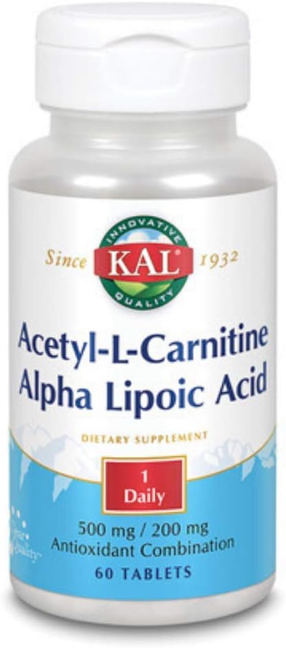 KAL Acetyl-L-Carnitine Alpha Lipoic Acid 60 T