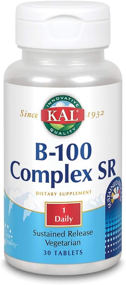 KAL Vitamin B-100 Complex SR 30 T
