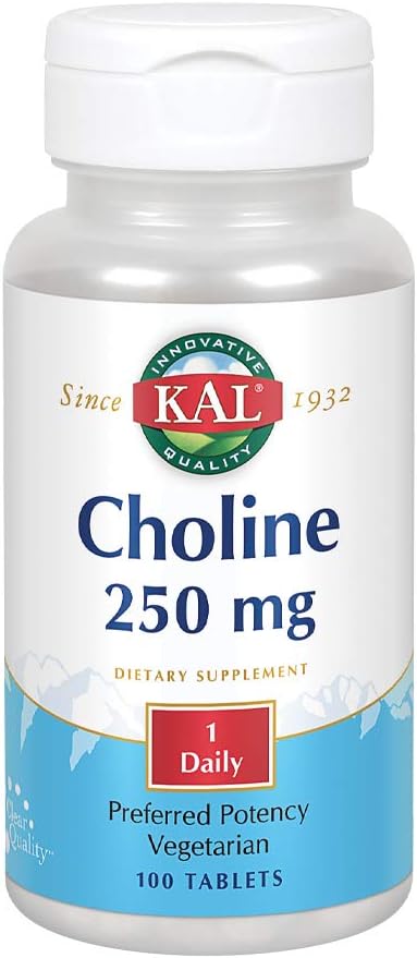 KAL Choline 250 mg 100 T