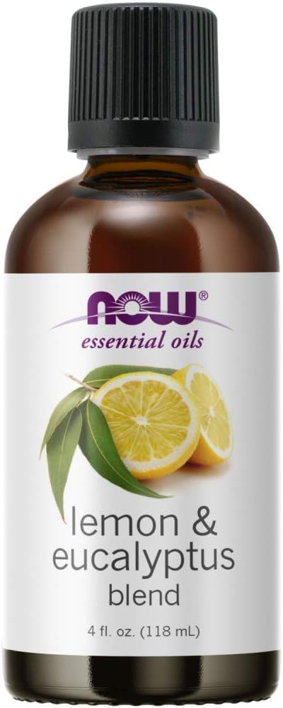 NOW Lemon & Eucalyptus Blend Essential Oil 4 oz