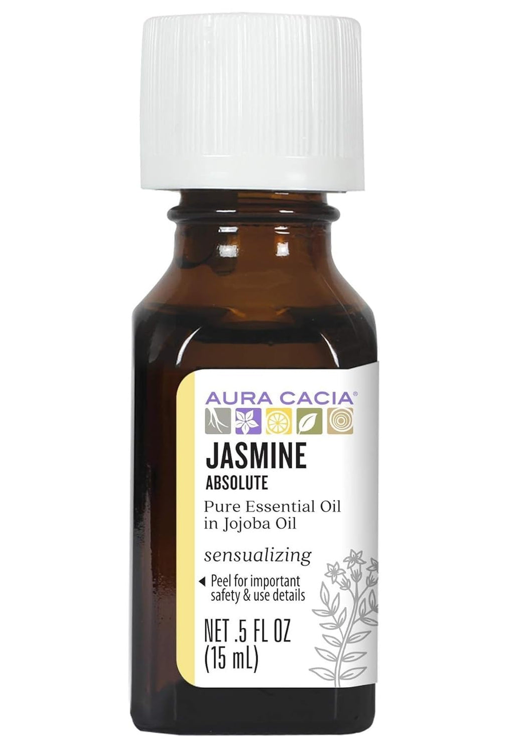 Jasmine Absolute in Jojoba Oil Aura Cacia