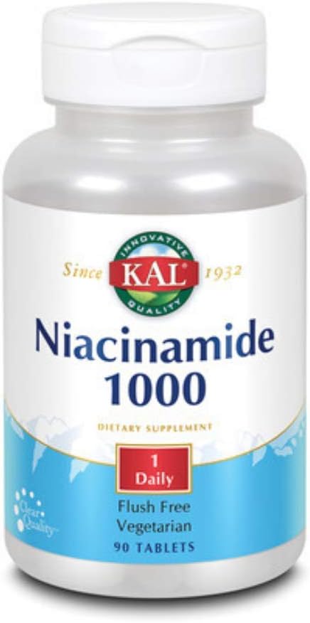 KAL Flush-Free Niacinamide 1000 mg 90 T